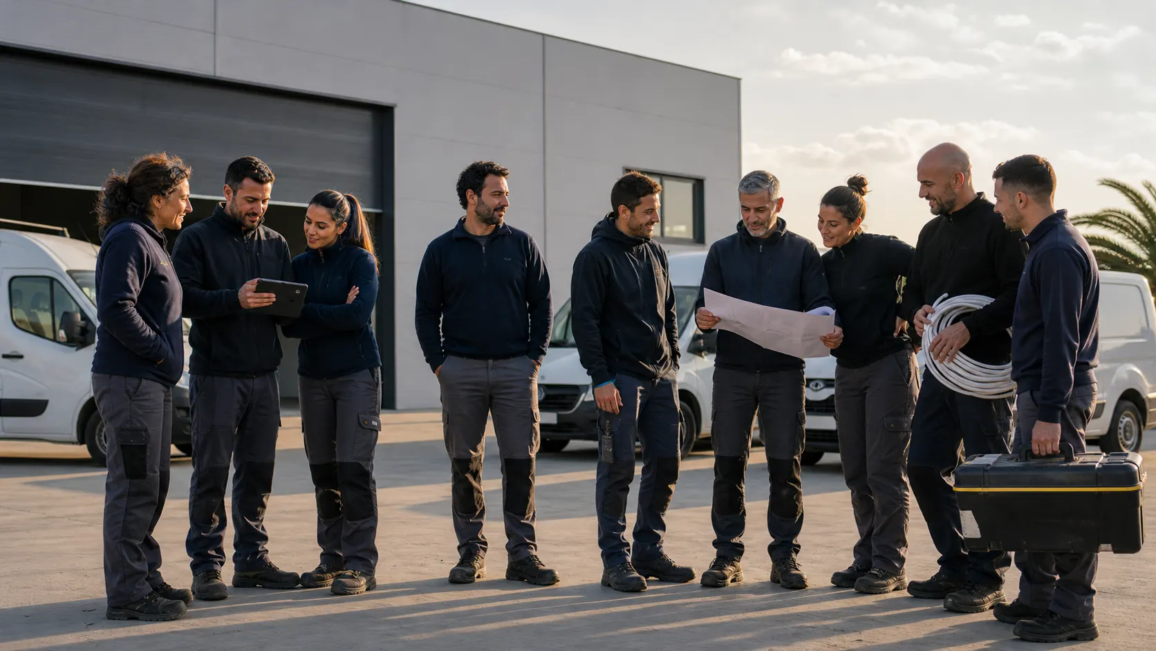 Equipo de Castro Servicios preparado para nuevos proyectos