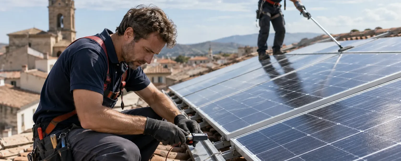 Mantenimiento de una instalación de placas solares