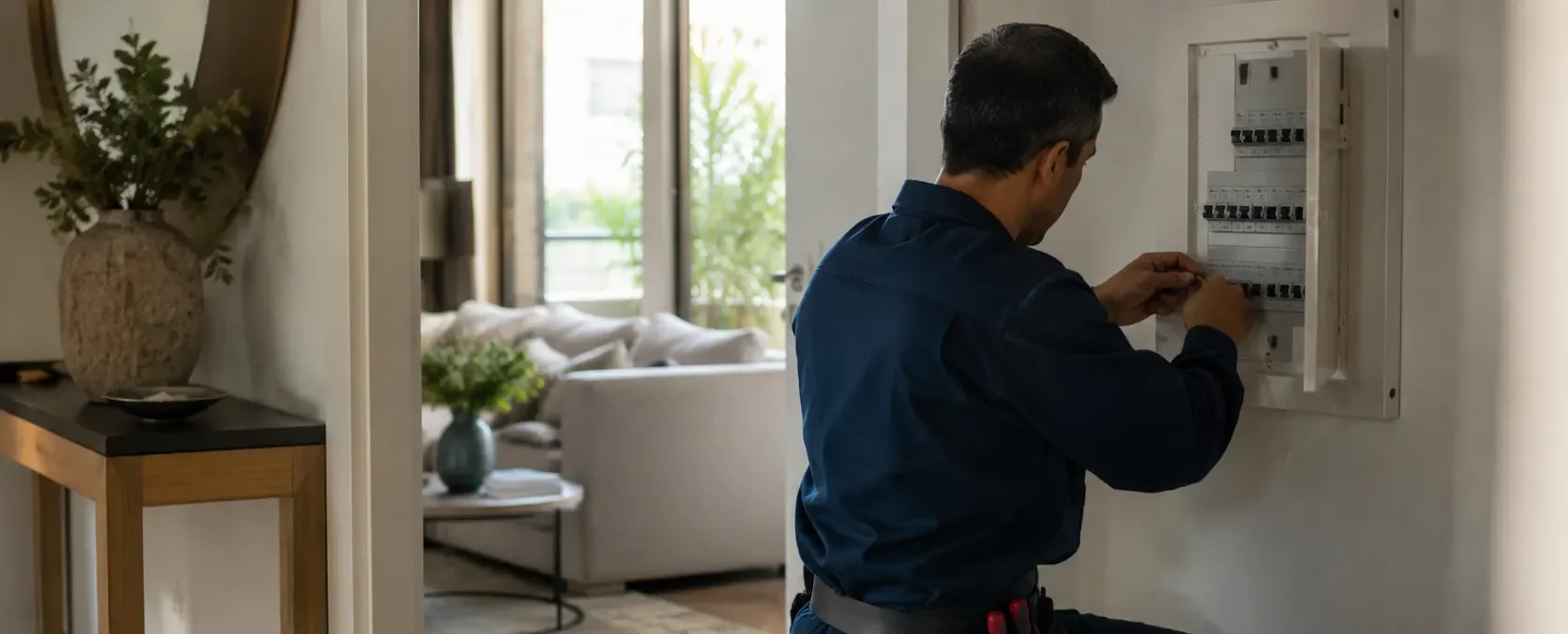 Mantenimiento de una instalación eléctrica en una vivienda
